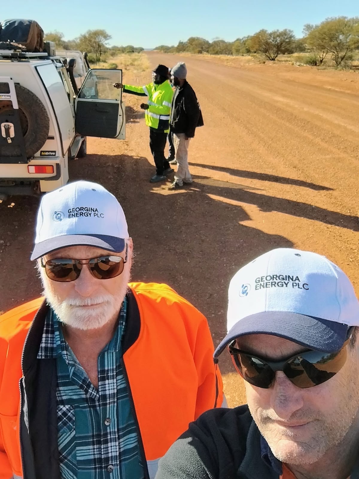 Gex Personnel Inspecting Pre Drill Site Works