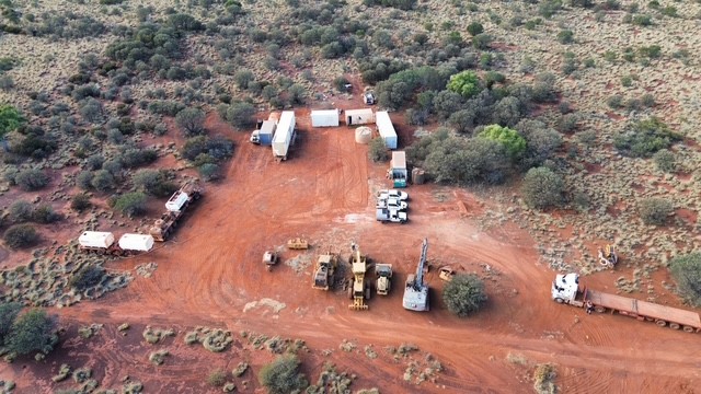 Drone shot, Hussar camp site