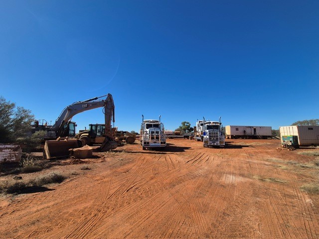 Contractor site works, Hussar camp